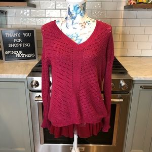 PrAna | Ellery Sweater in Plum Red